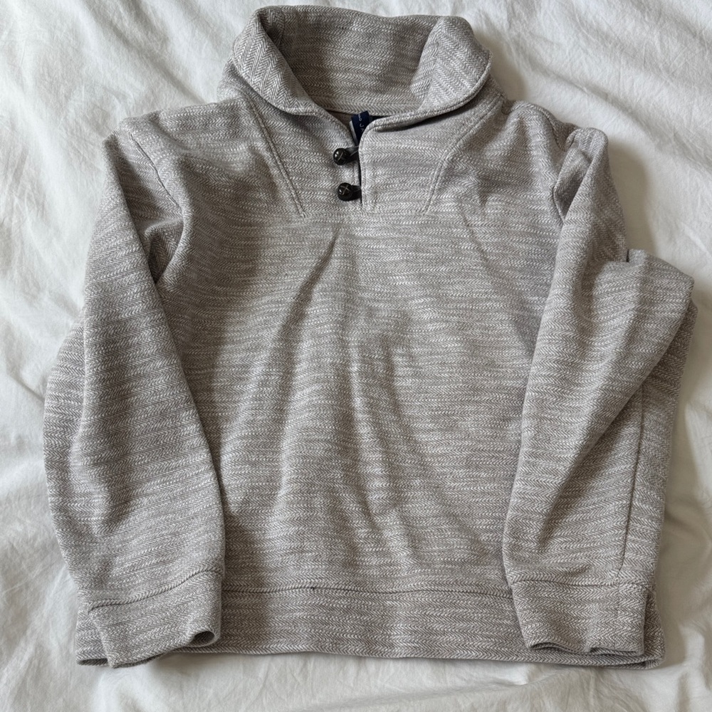 Janie and Jack Light Gray Turtleneck Sweater
